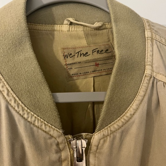 We The Free Tan Bomber Jacket - Picture 2 of 2